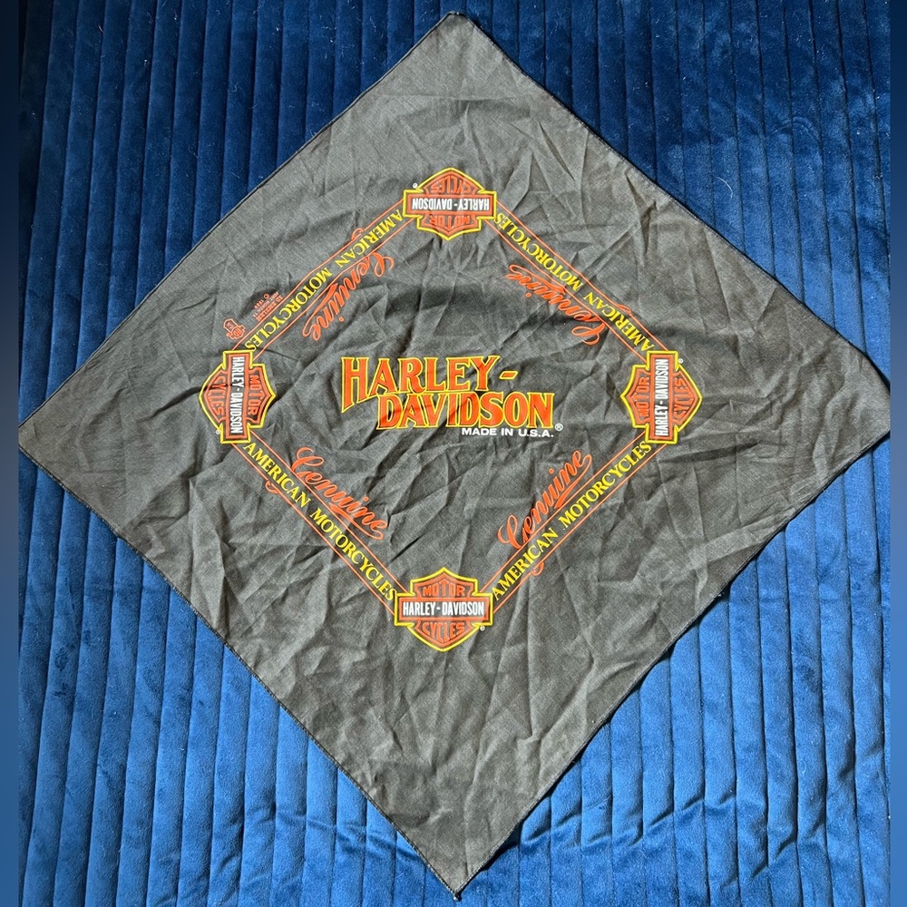 Harley Davidson Vintage 1989 Bandana NWOT Rare